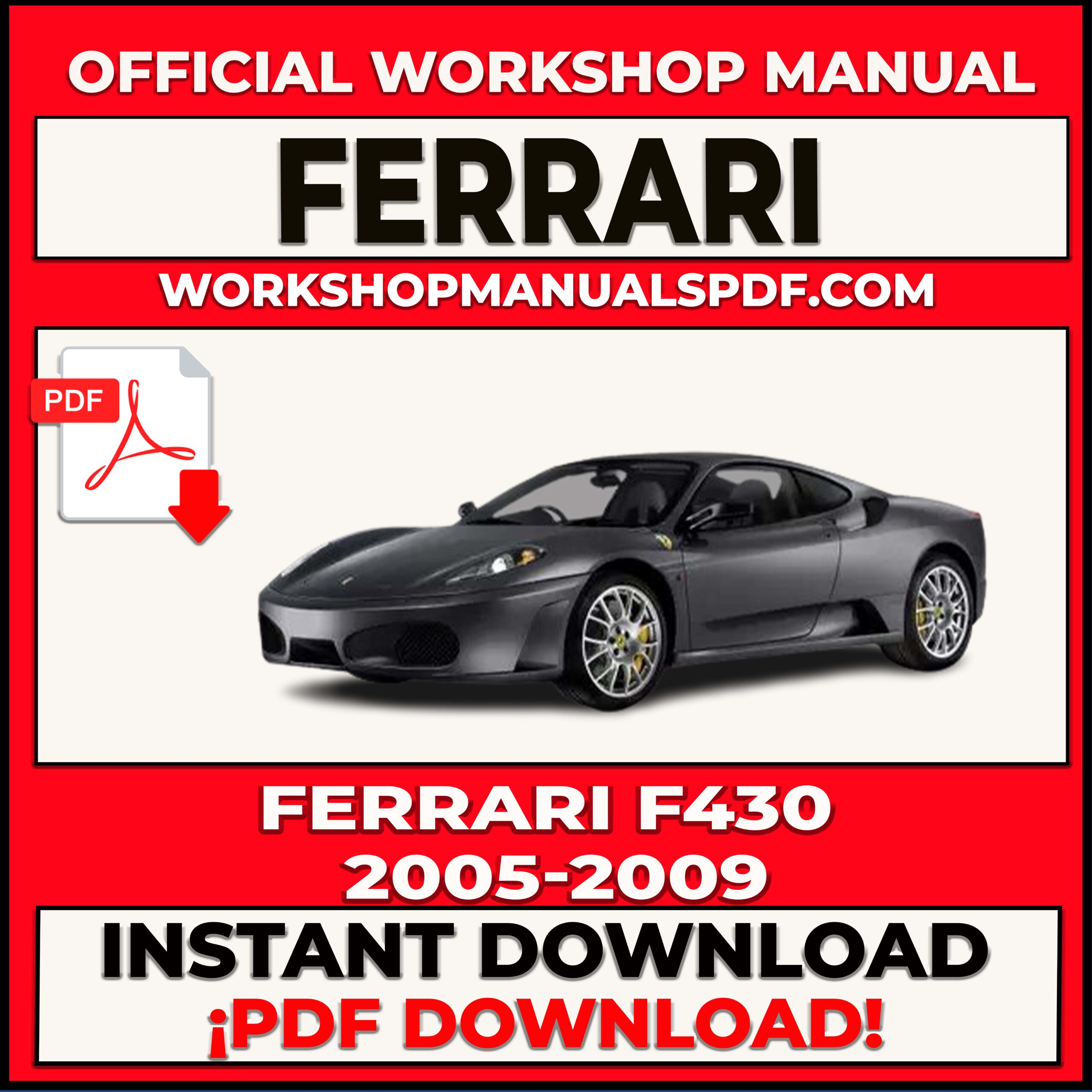 Ferrari F430 2005-2009 Workshop Repair Manual