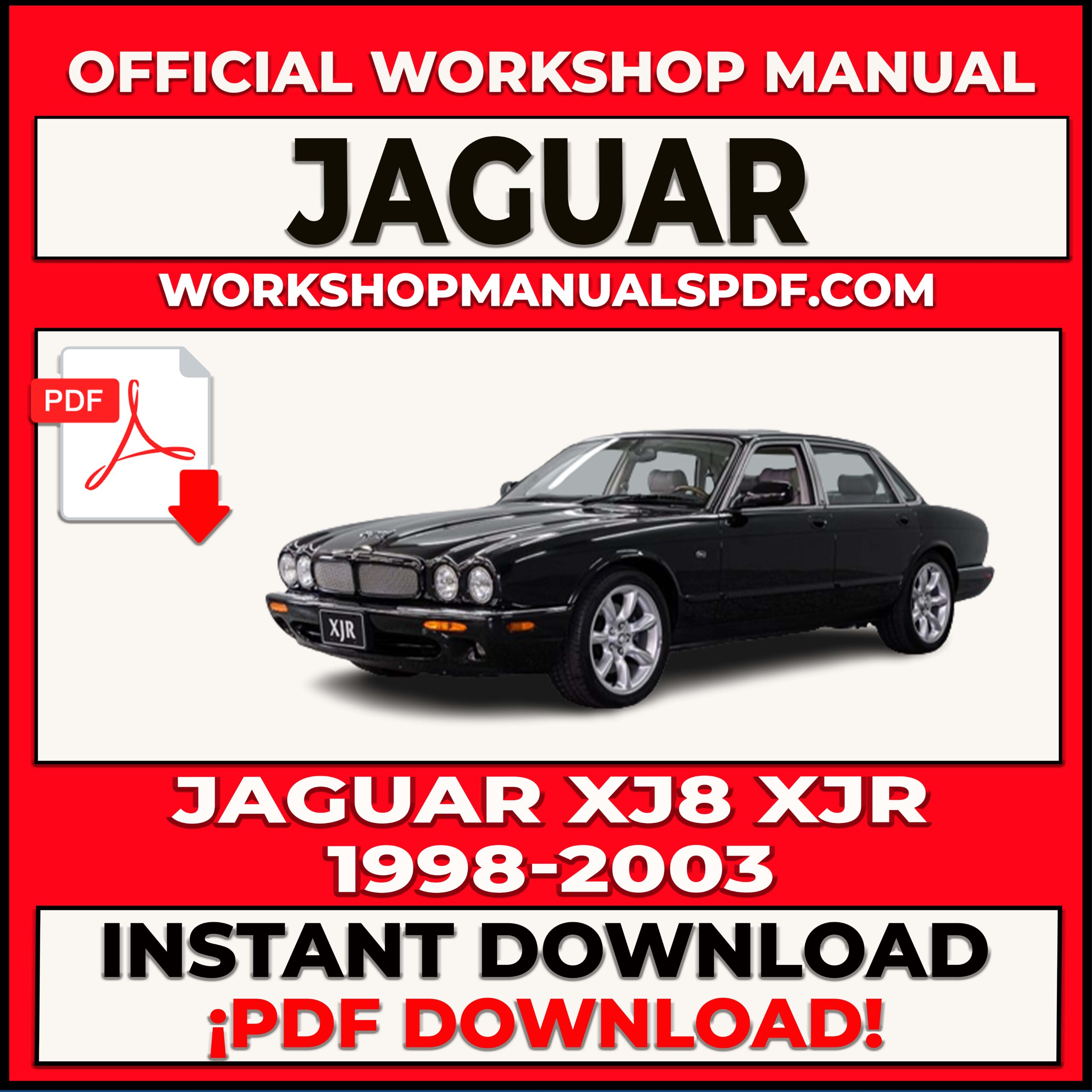 Jaguar XJ8 XJR (1998-2003) Workshop Repair Manual