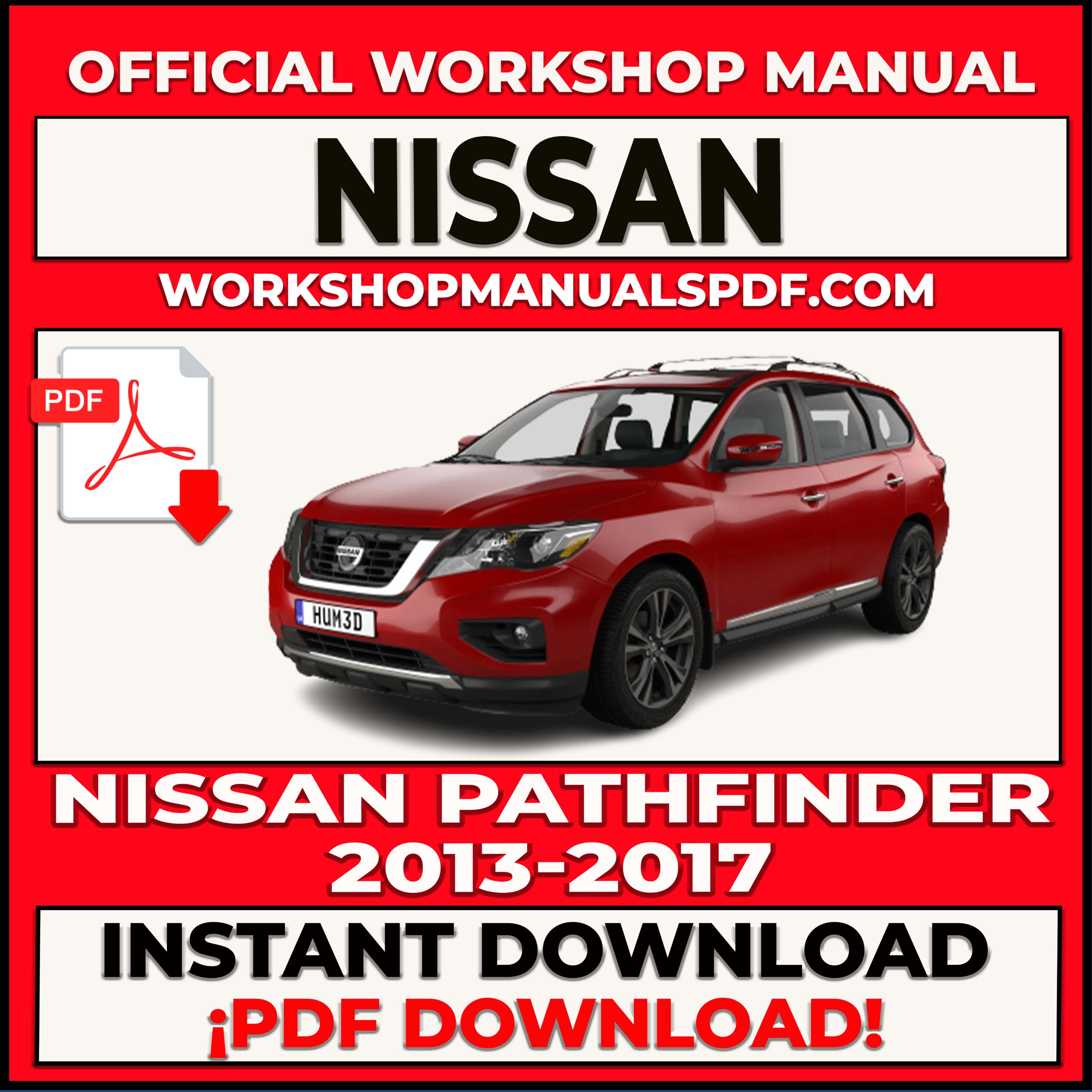 Nissan Pathfinder 2013-2017 Workshop Repair Manual