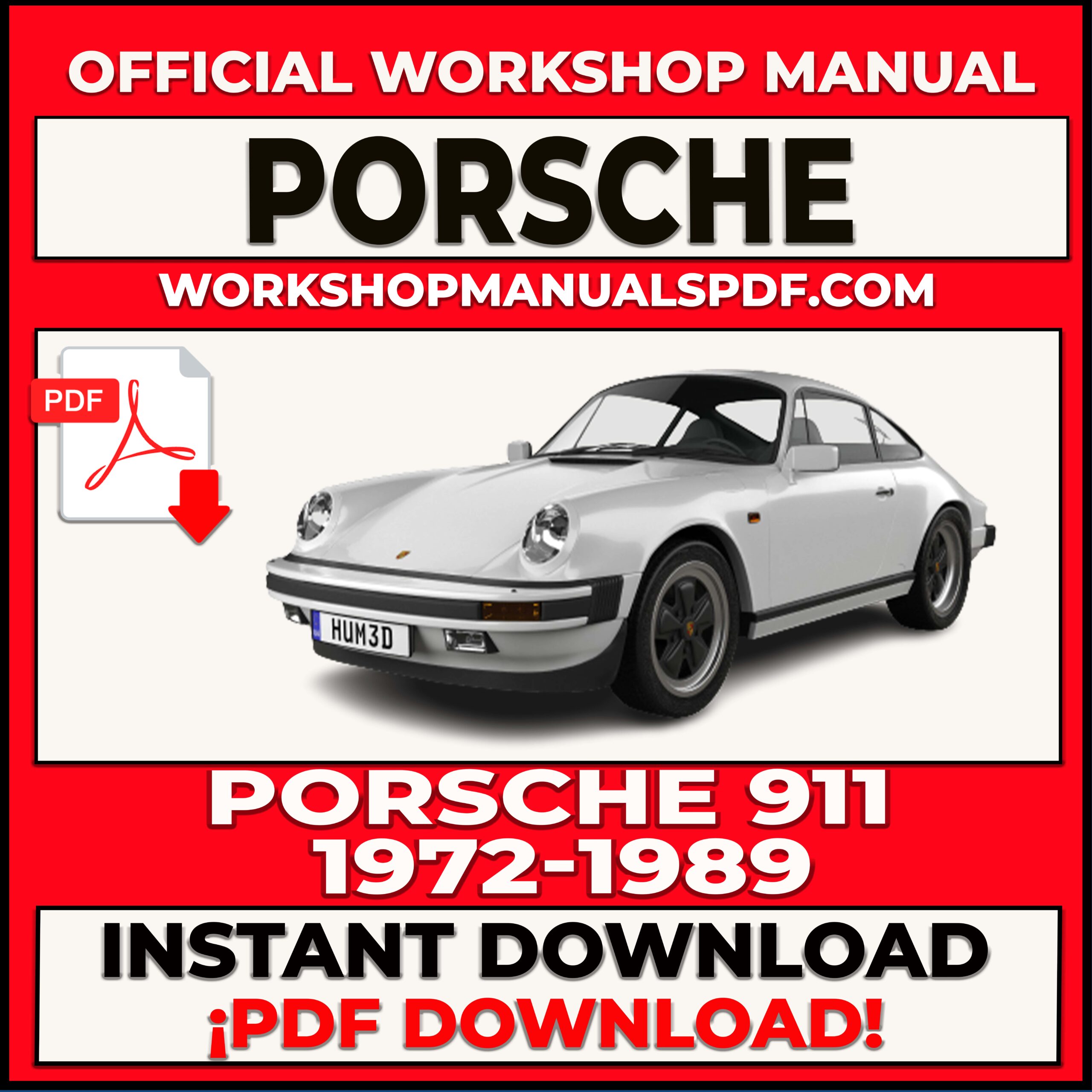 Porsche 911 (1972-1989) Workshop Repair Manual