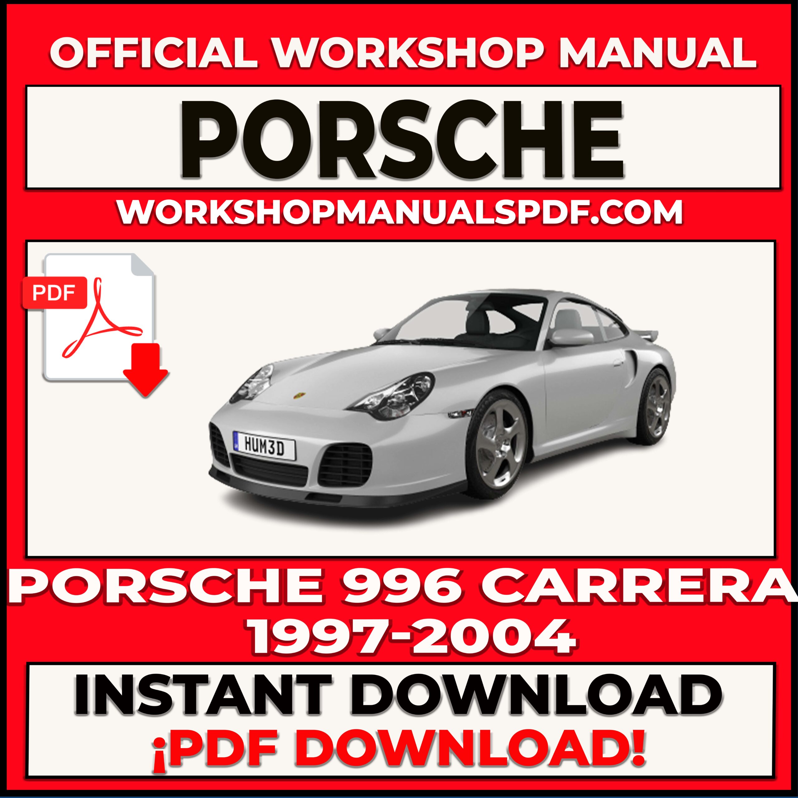 Porsche 996 (1997-2004) Workshop Repair Manual