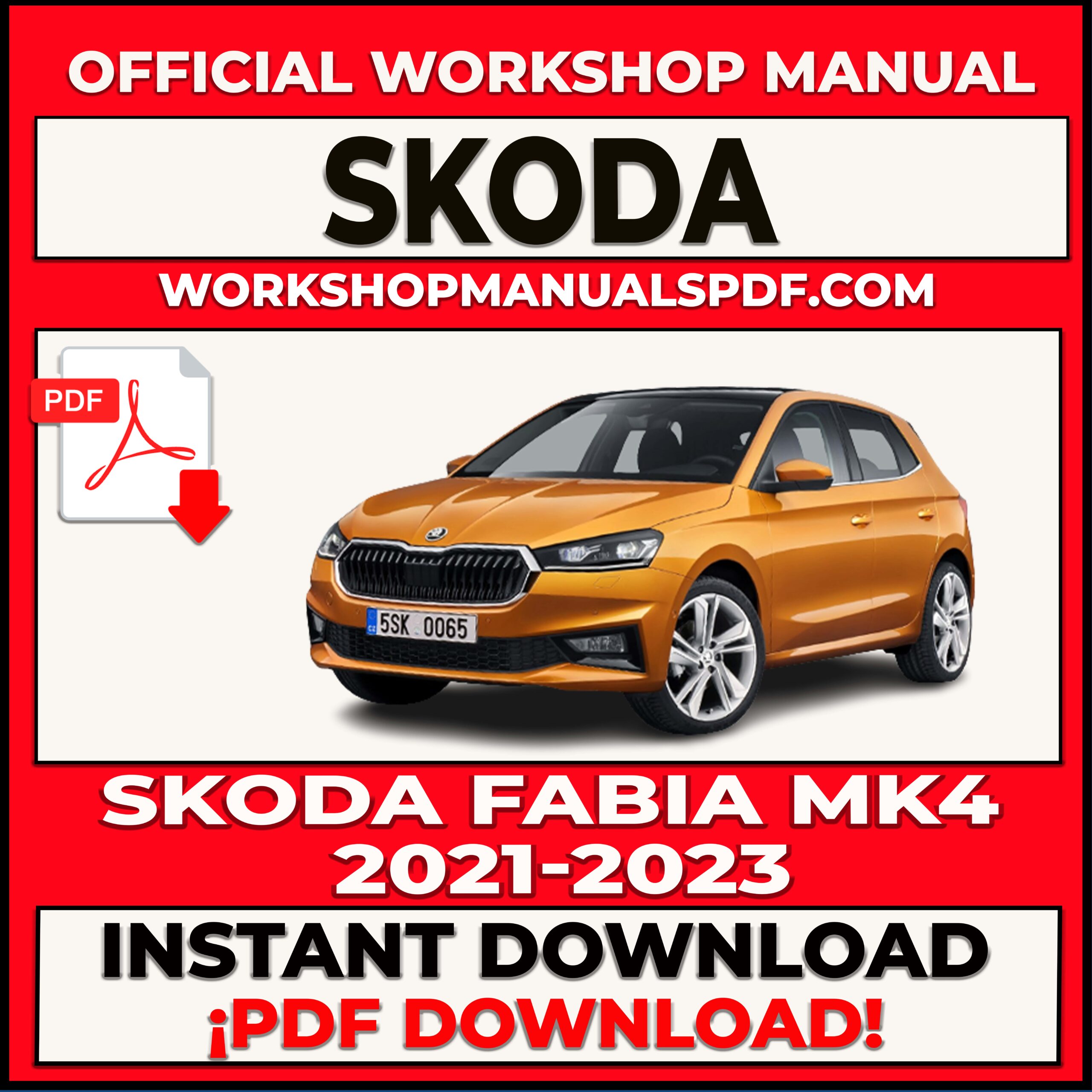 Skoda Fabia 2021-2023 Workshop Repair Manual