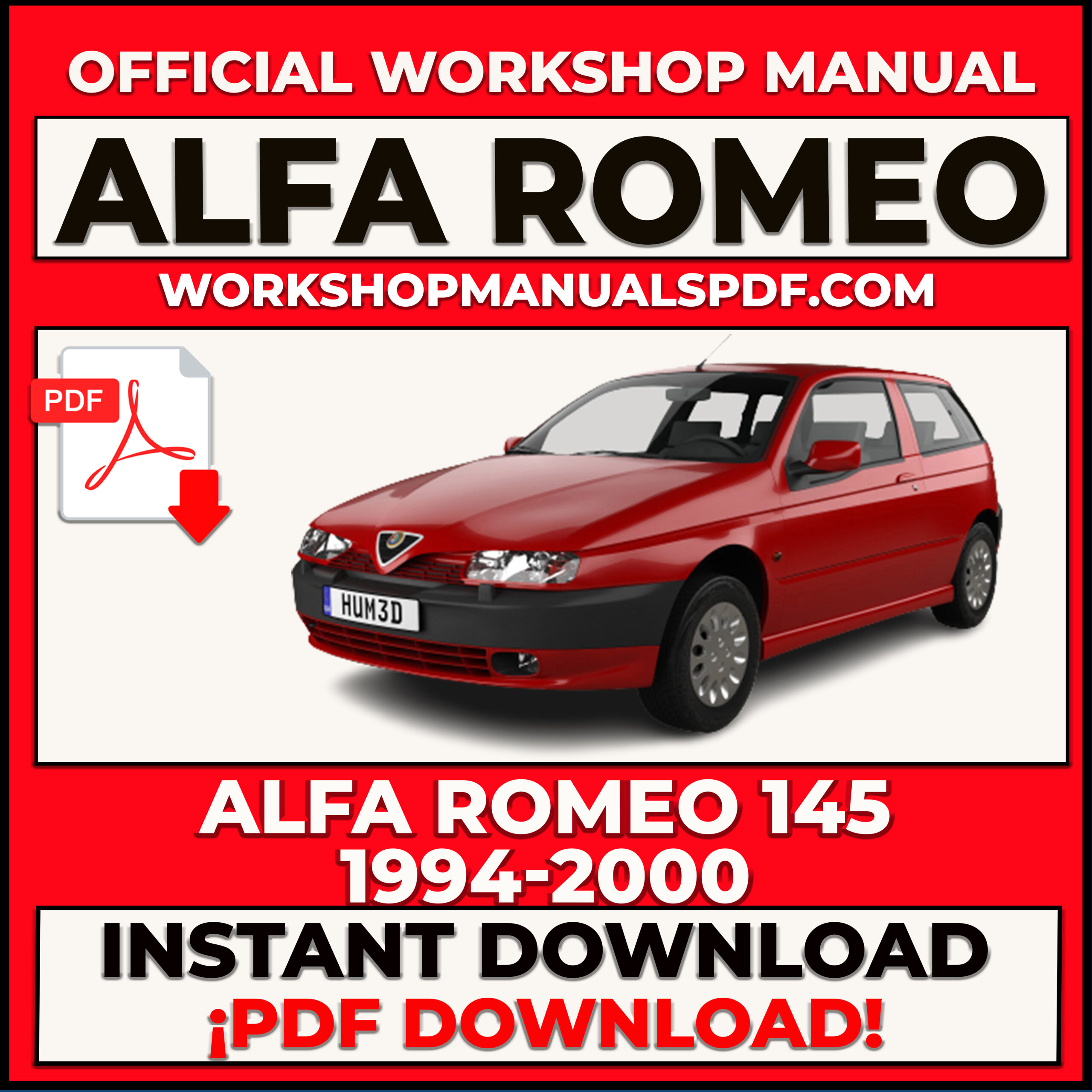 Alfa Romeo 145 Workshop Repair Manual