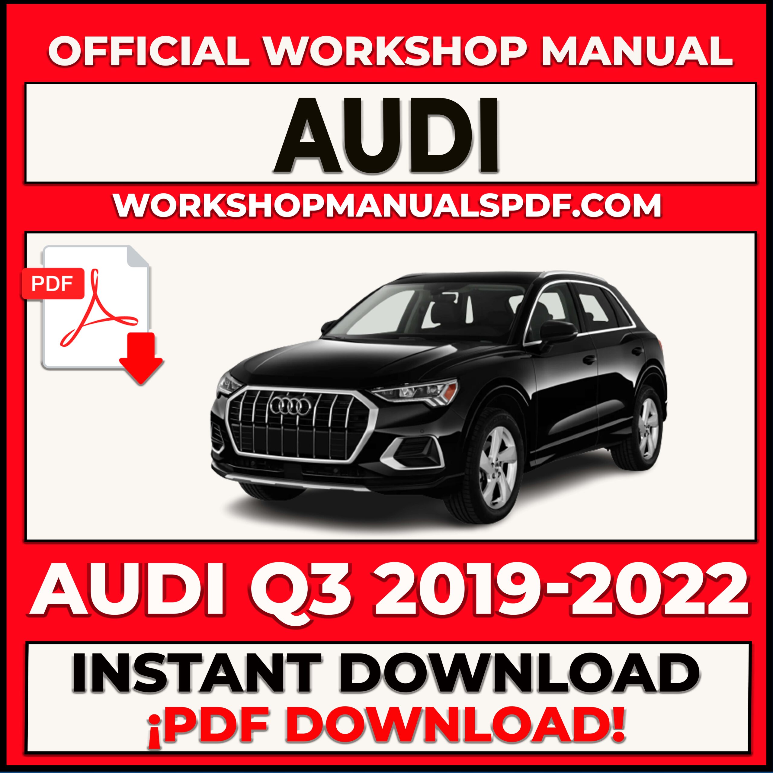 Audi Q3 2019-2022 Workshop Repair Manual