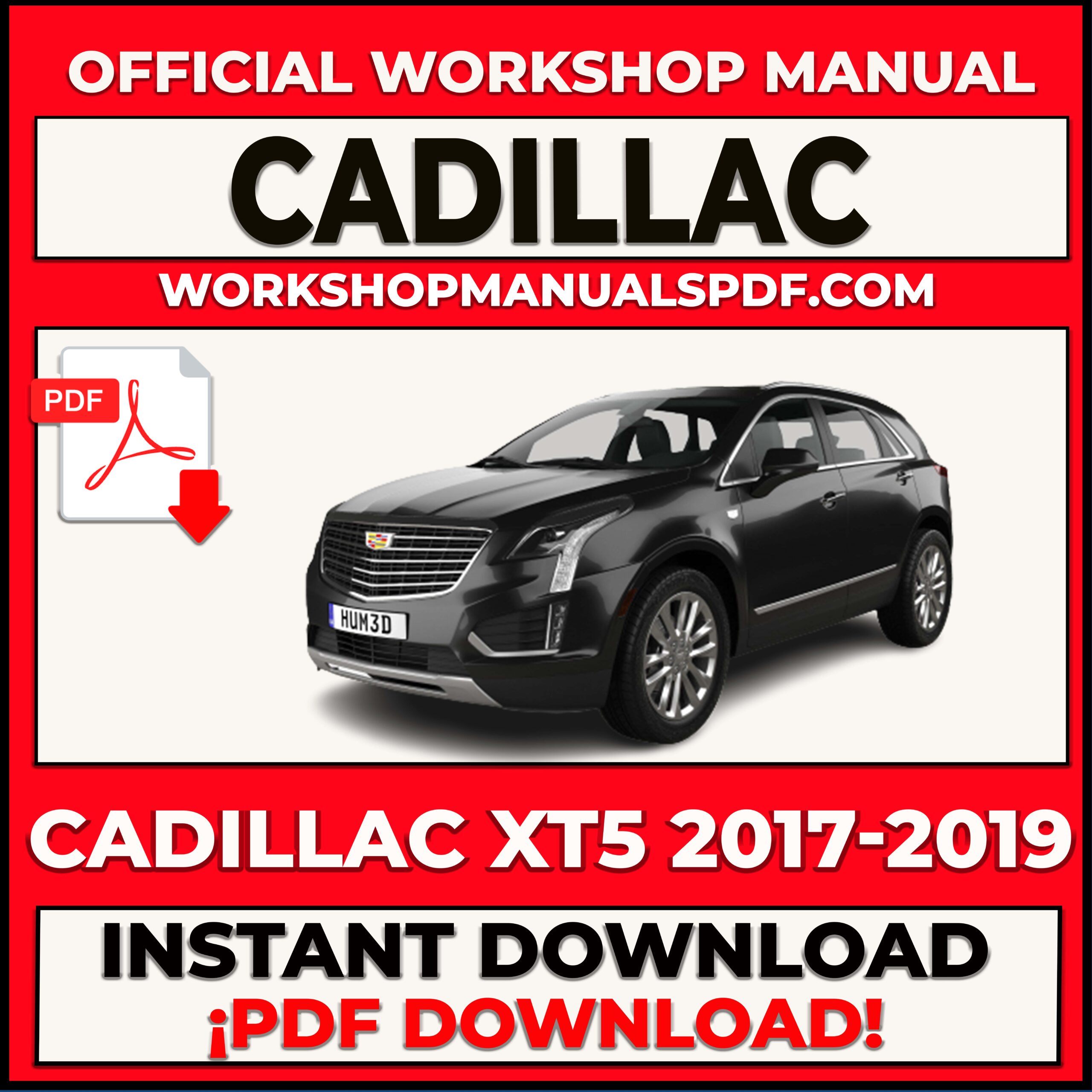 Cadillac XT5 2017-2019 Workshop Repair Manual