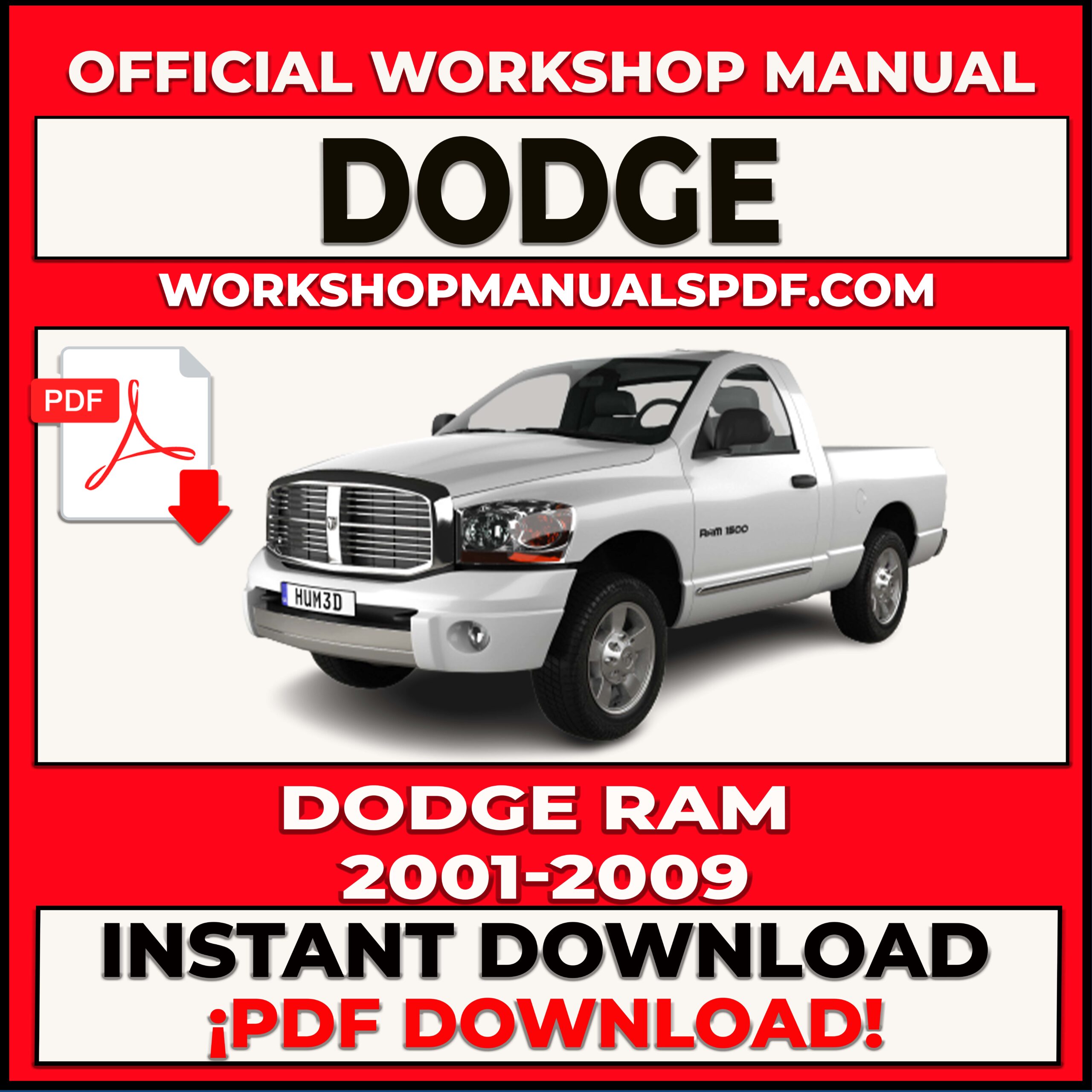 Dodge Ram 2001-2009 Workshop Repair Manual