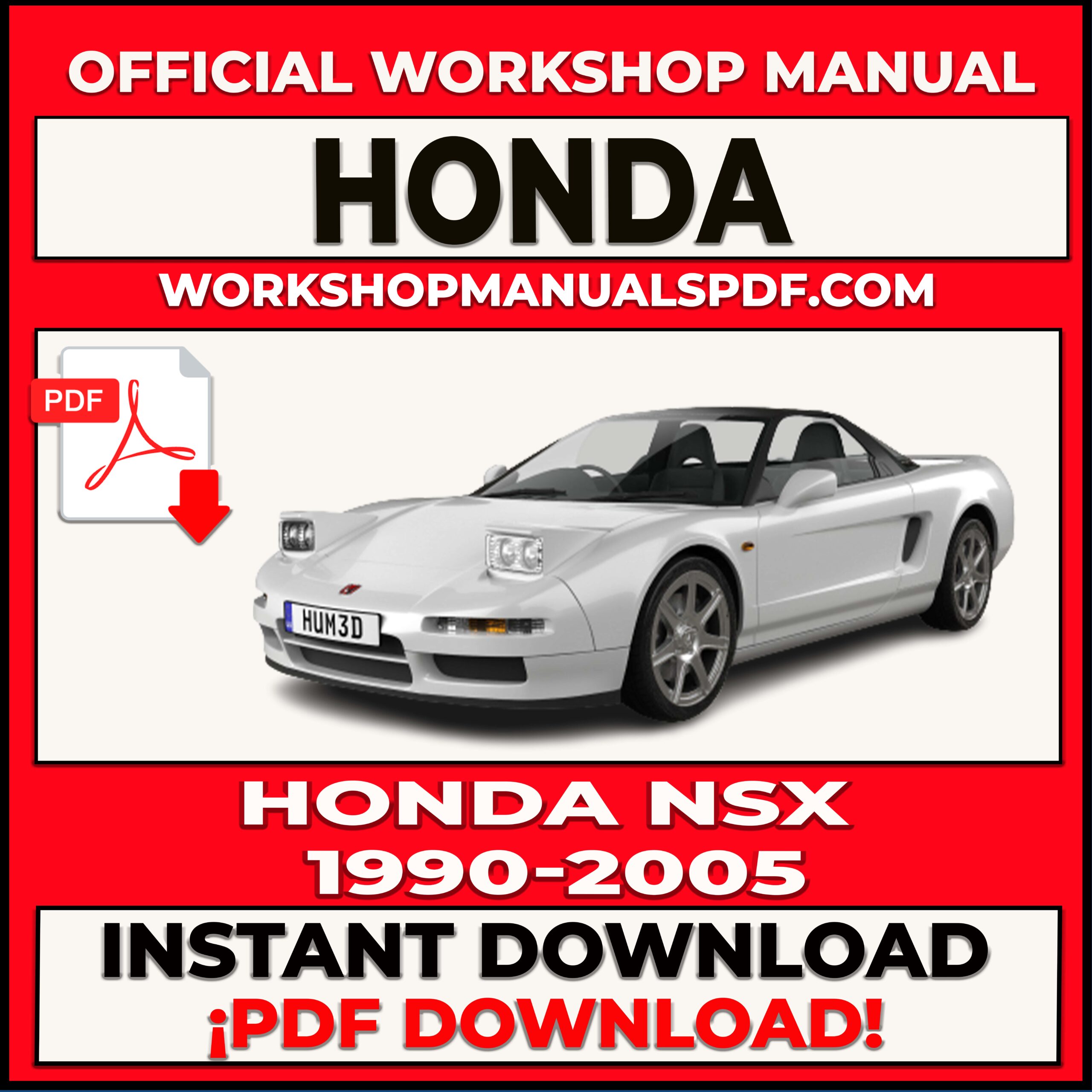 Honda NSX 1990-2005 Workshop Repair Manual