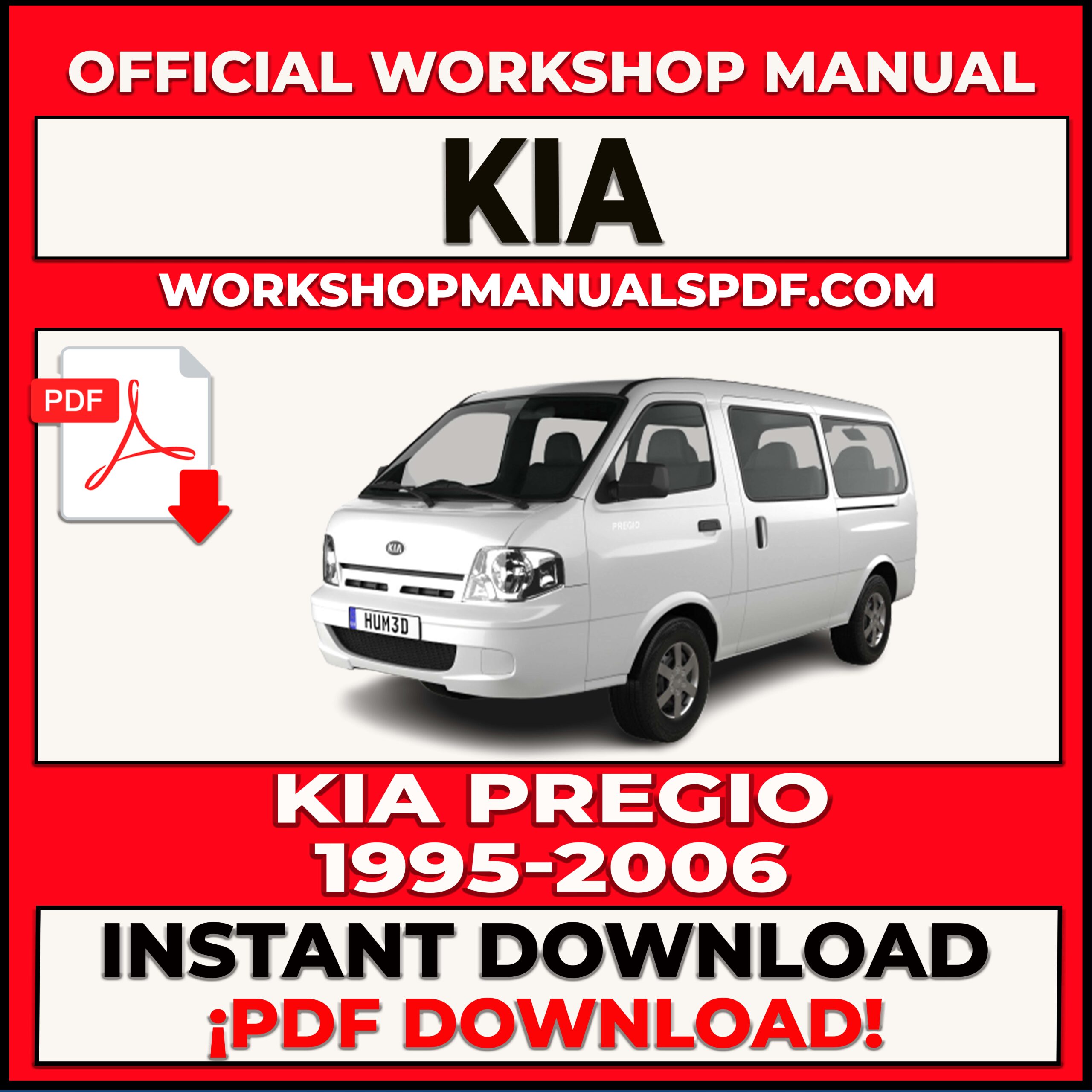 Kia Pregio 1995-2006 Workshop Repair Manual