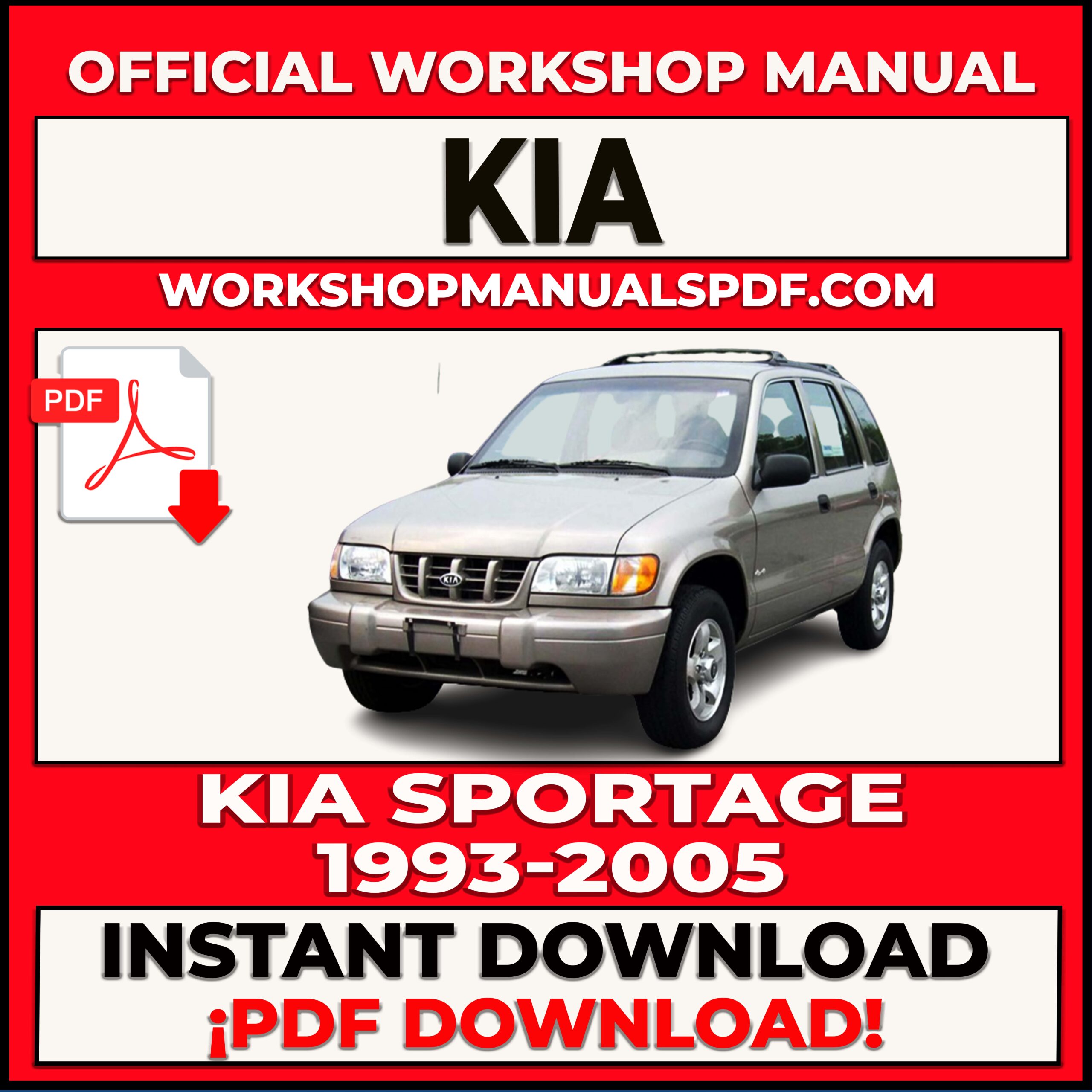 Kia Sportage 1993-2005 Workshop Repair Manual