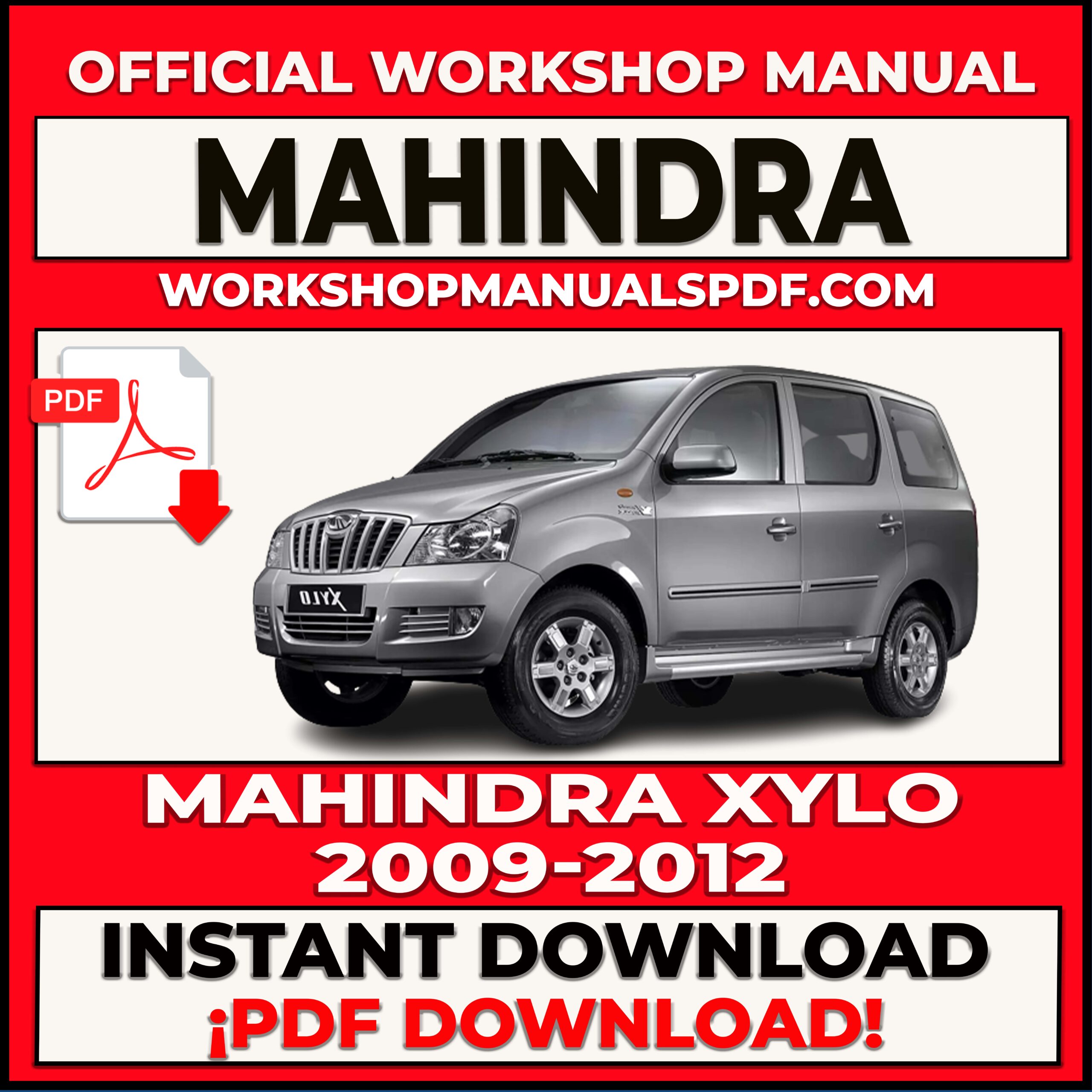 Mahindra Xylo 2009-2012 Workshop Repair Manual