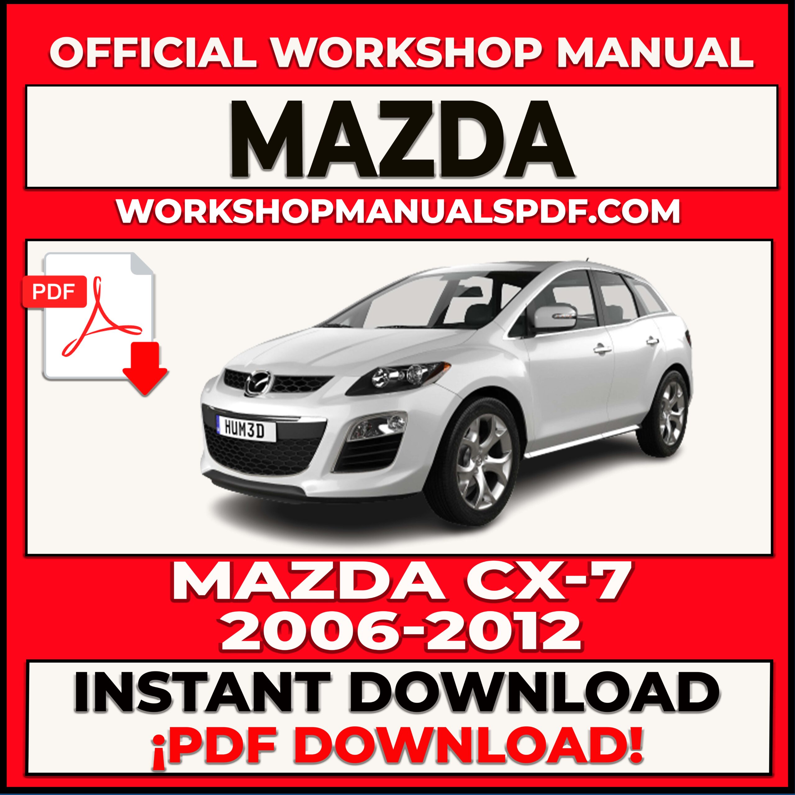 Mazda CX-7 (2006-2012) Workshop Repair Manual