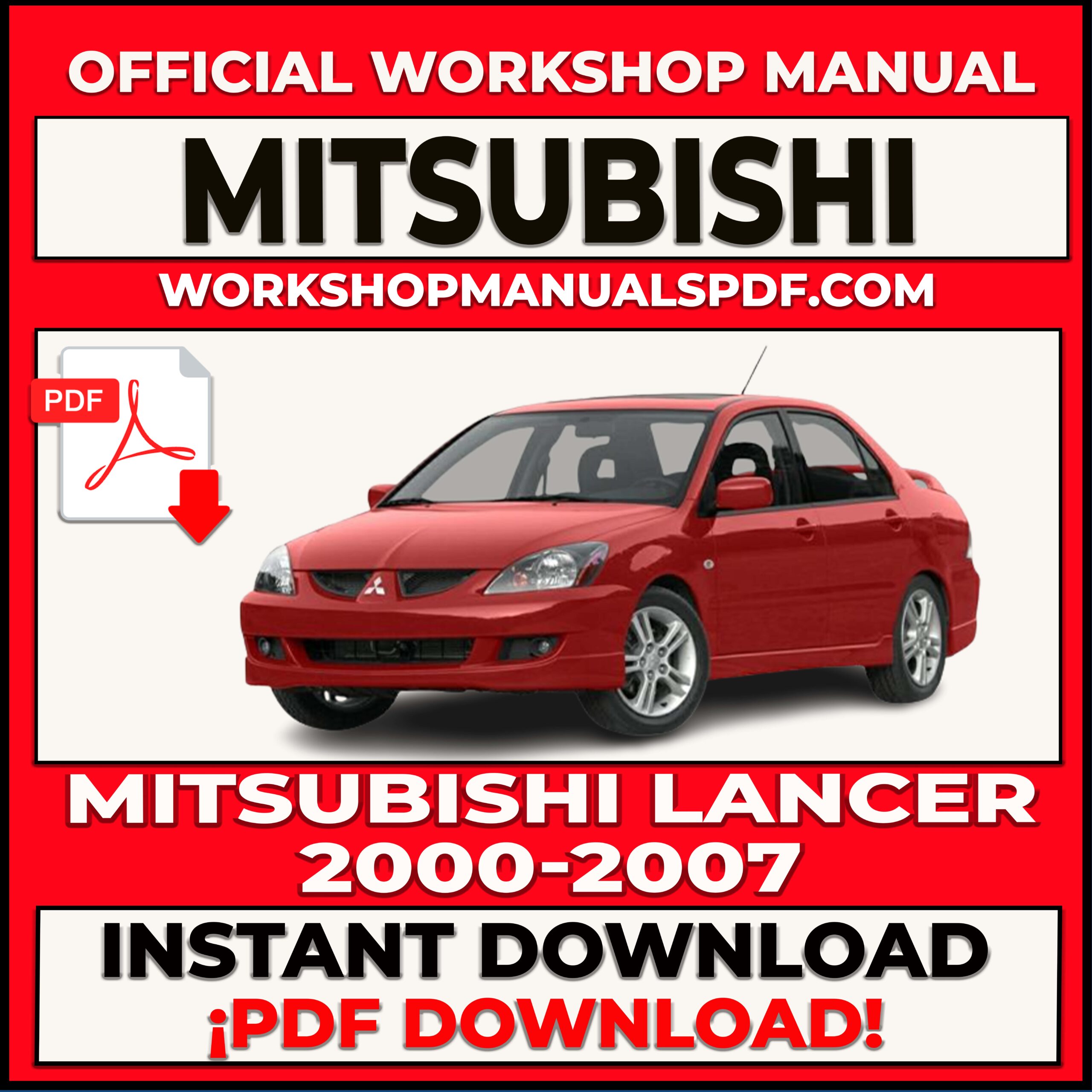Mitsubishi Lancer 2000-2007 Workshop Repair Manual