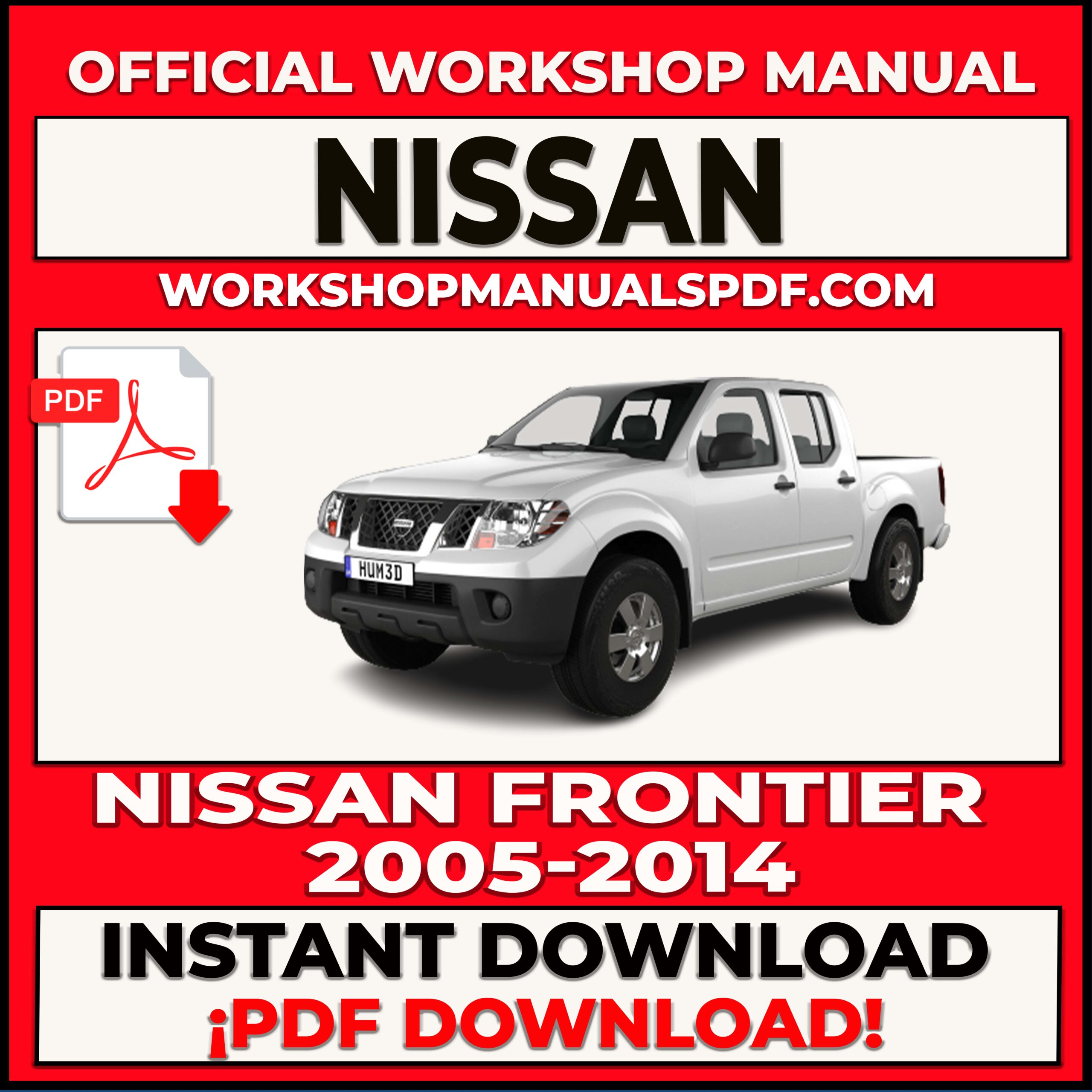Nissan Frontier 2005-2014 Workshop Repair Manual
