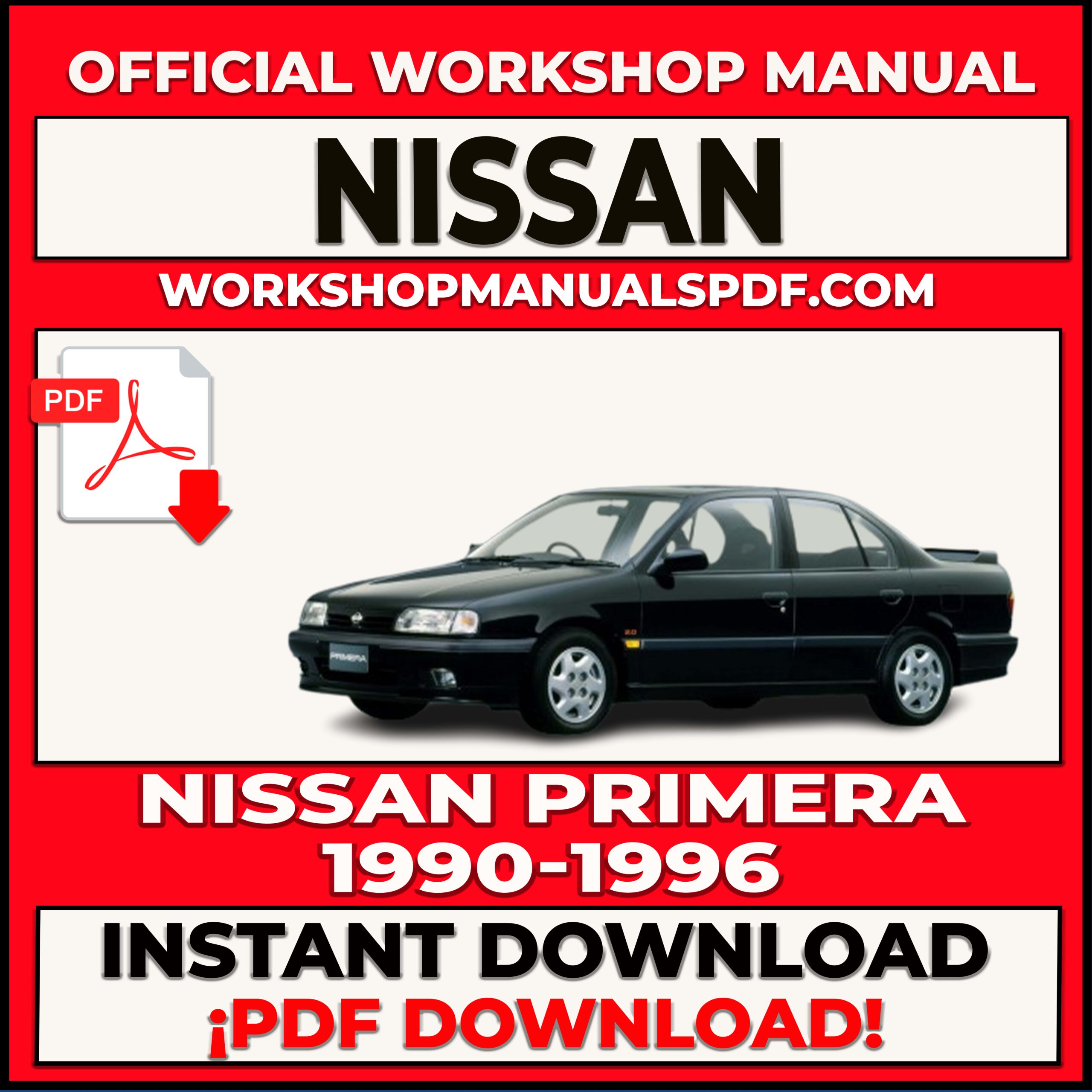 Nissan Primera 1990-1996 Workshop Repair Manual