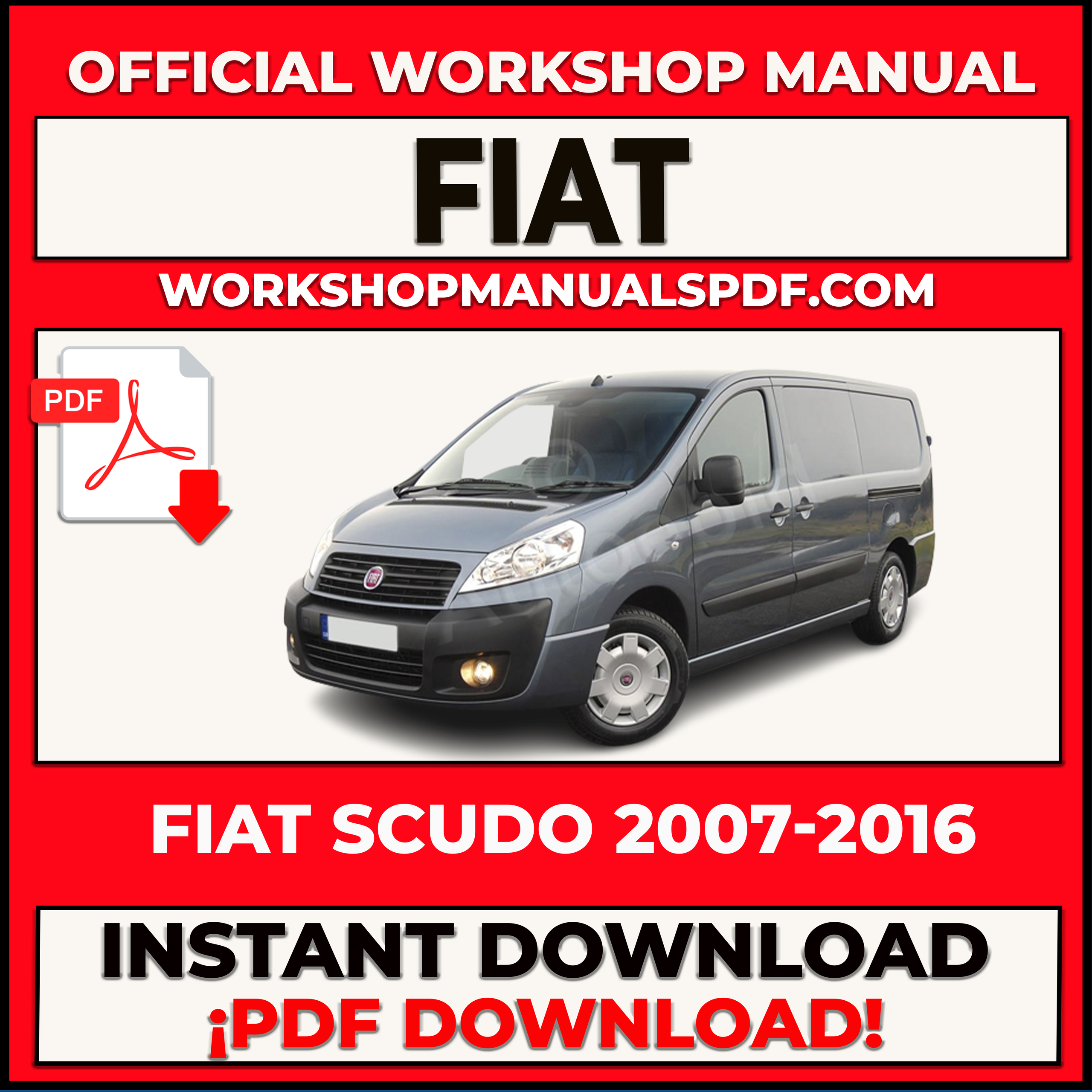 Fiat Scudo 2007-2016 Workshop Repair Manual