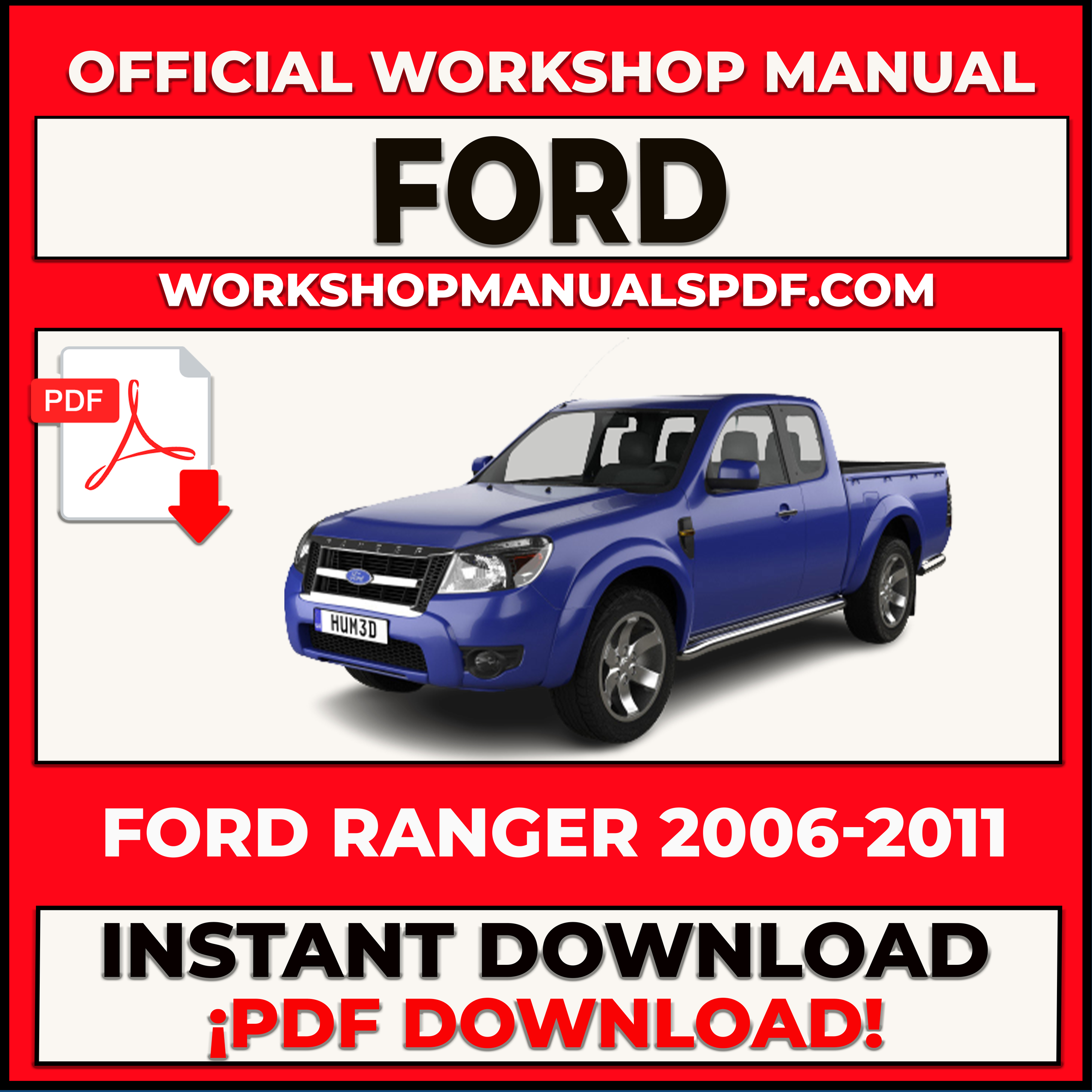 Ford Ranger 2006-2011 Workshop Repair Manual