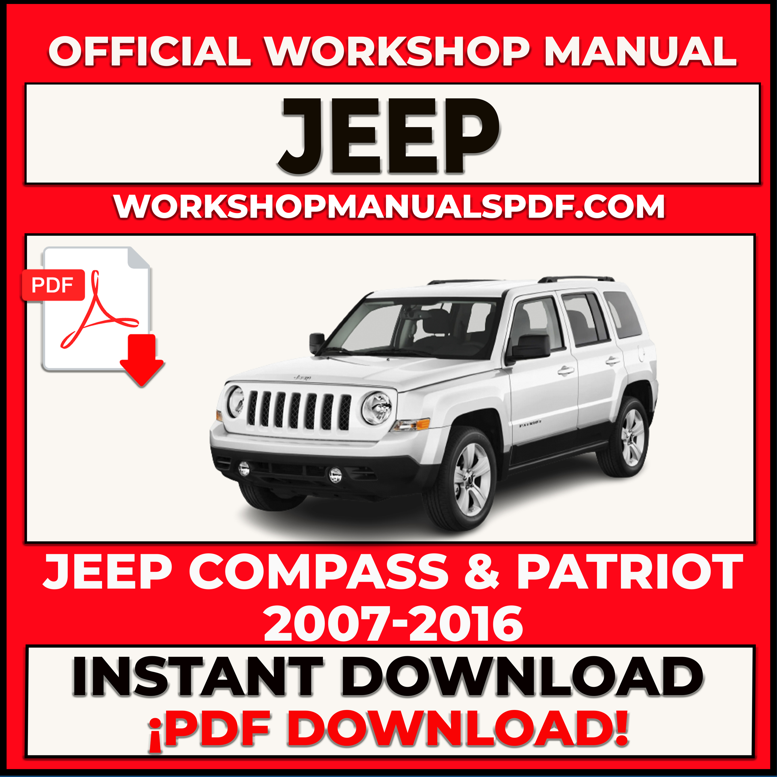 Jeep Compass and Patriot 2007-2016 Workshop Repair Manual